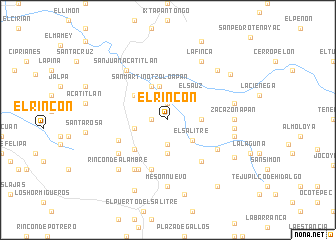 map of El Rincón