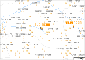 map of El Rincón