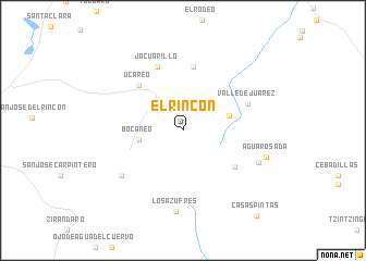 map of El Rincón