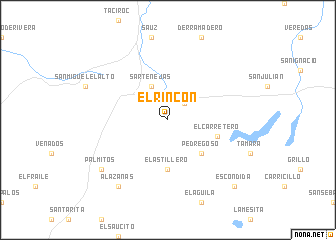 map of El Rincón