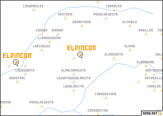 map of El Rincón