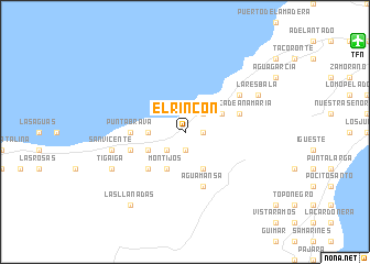 map of El Rincón