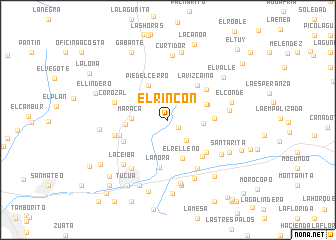 map of El Rincón