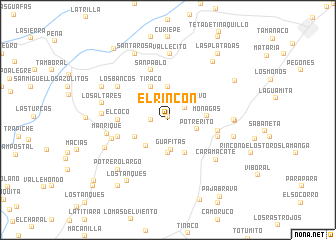 map of El Rincón