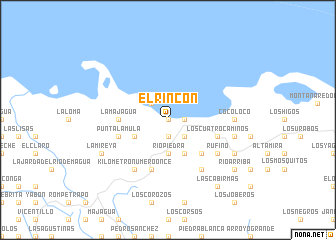 map of El Rincón