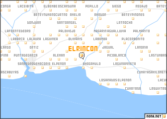 map of El Rincón