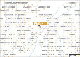 map of El Rincón