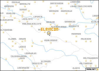 map of El Rincón