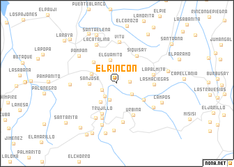 map of El Rincón