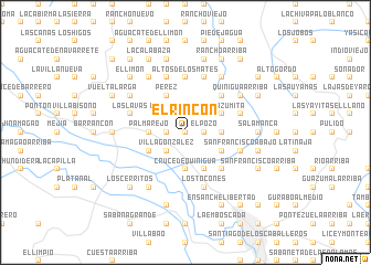 map of El Rincón