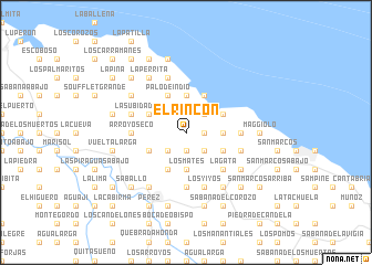 map of El Rincón