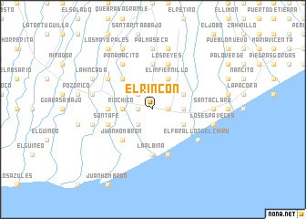 map of El Rincón