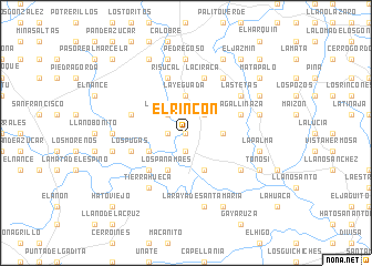 map of El Rincón