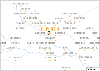 map of El Rincón