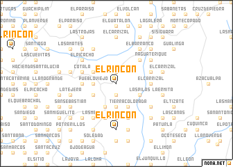 map of El Rincón