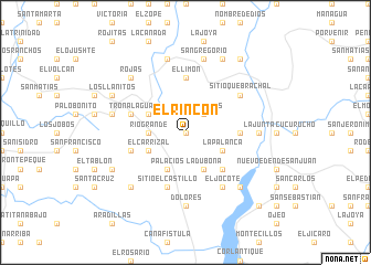 map of El Rincón