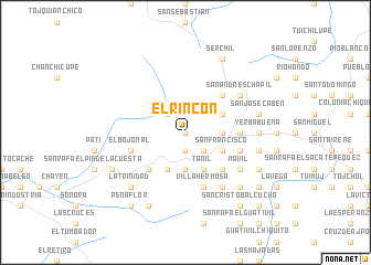 map of El Rincón