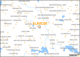 map of El Rincón