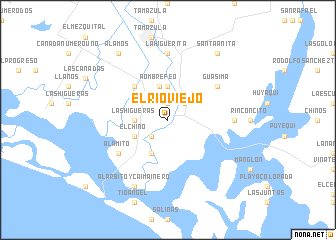 map of El Río Viejo