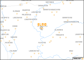 map of El Río