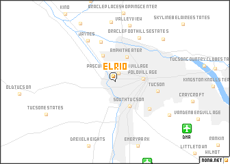 map of El Rio