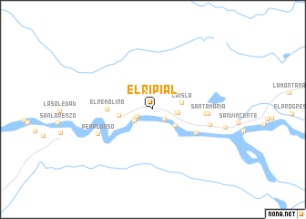 map of El Ripial