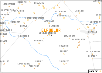 map of El Roblar