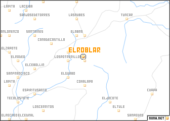 map of El Roblar