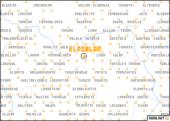 map of El Roblar