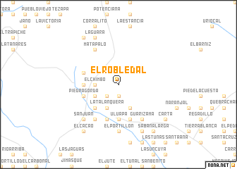 map of El Robledal