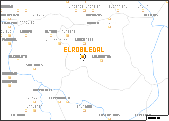 map of El Robledal