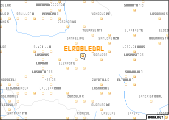 map of El Robledal