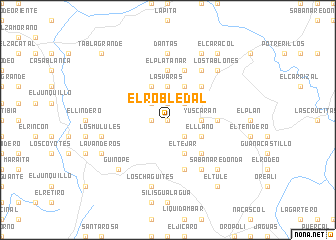 map of El Robledal