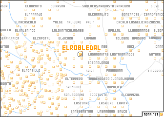 map of El Robledal