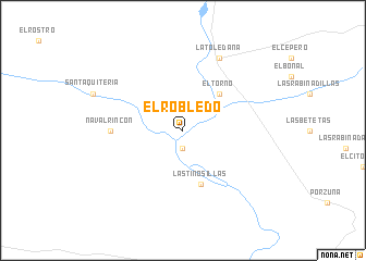 map of El Robledo