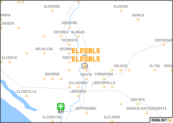 map of El Roble