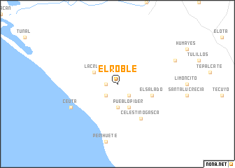 map of El Roble