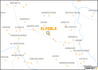 map of El Roble