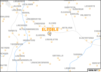 map of El Roble