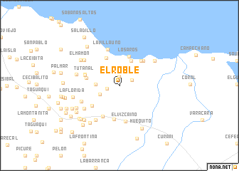 map of El Roble