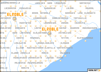 map of El Roble