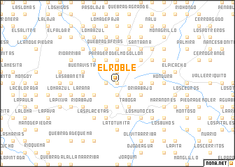 map of El Roble