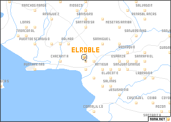 map of El Roble