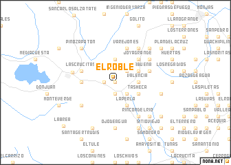 map of El Roble