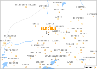 map of El Roble