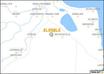 map of El Roble