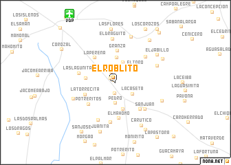 map of El Roblito