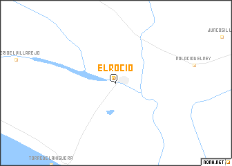 map of El Rocío