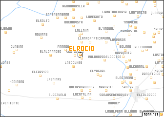 map of El Rocío