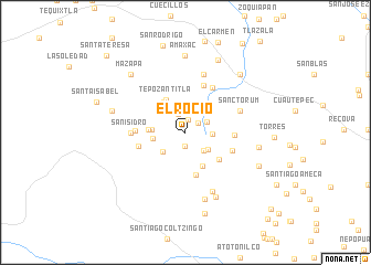 map of El Rocío